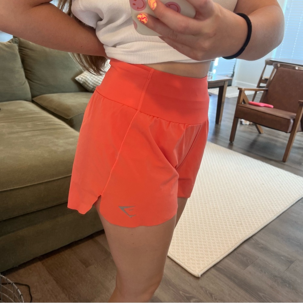 Gymshark Speed Shorts Women’s Small Coral Orange Pink